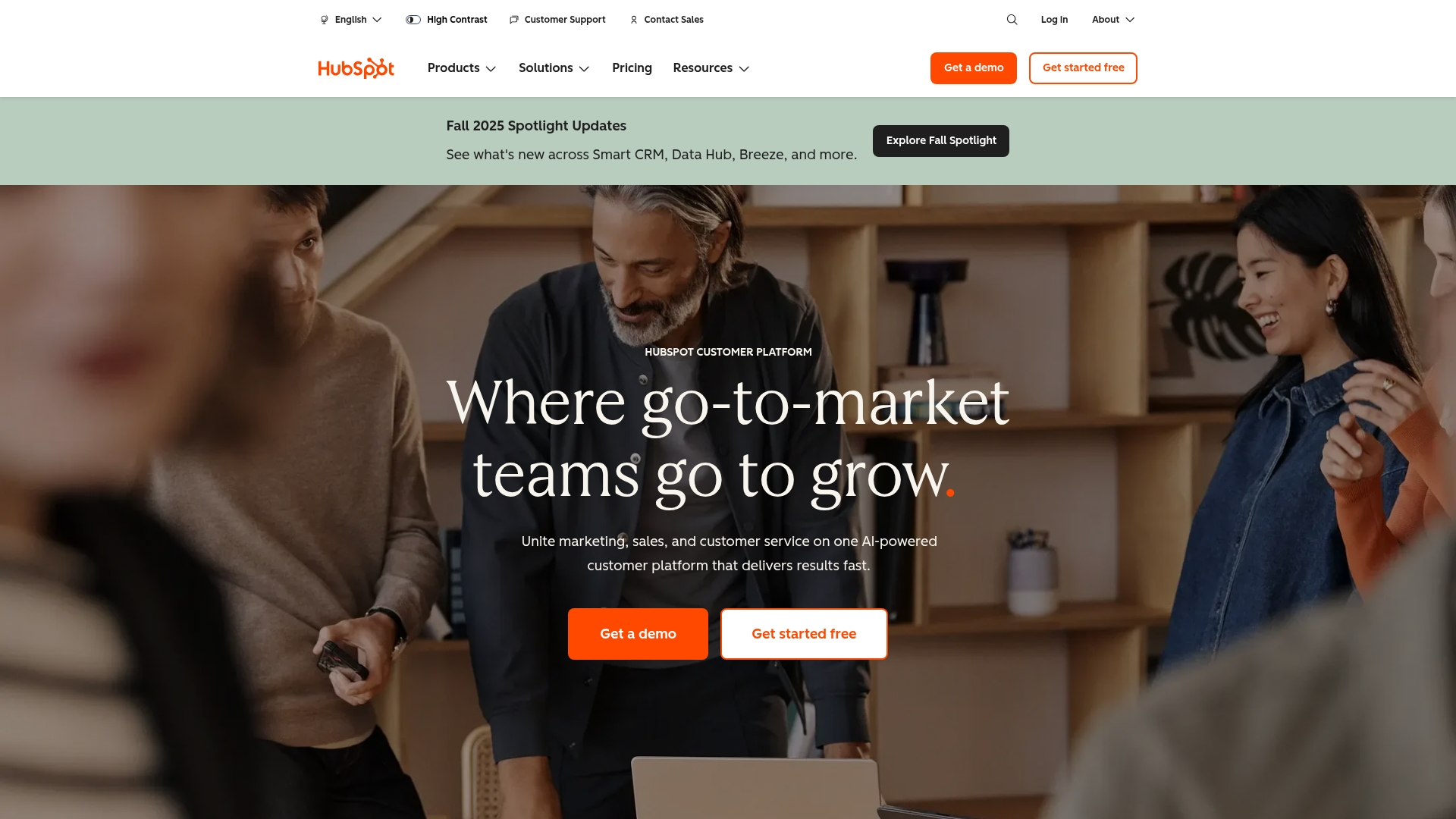 HubSpot screenshot
