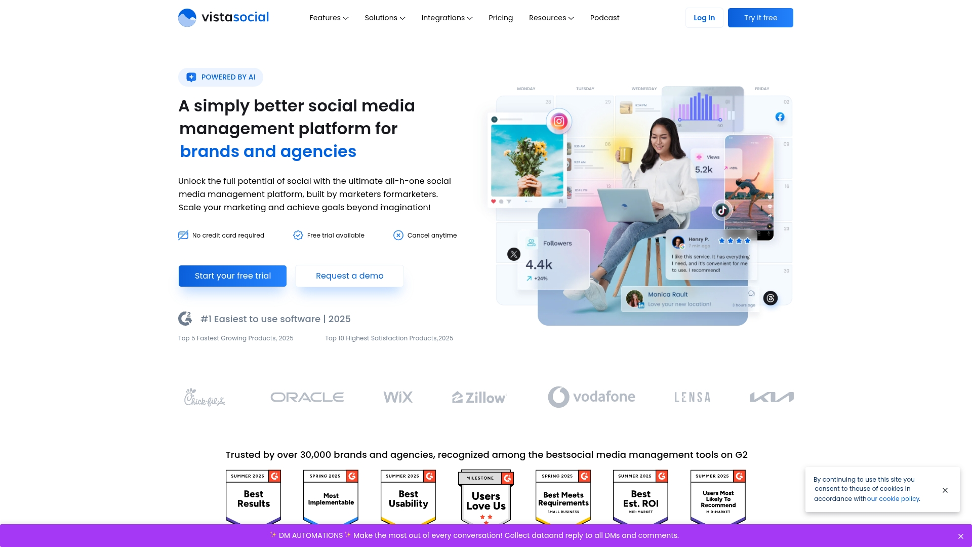Vista Social AI content assistant