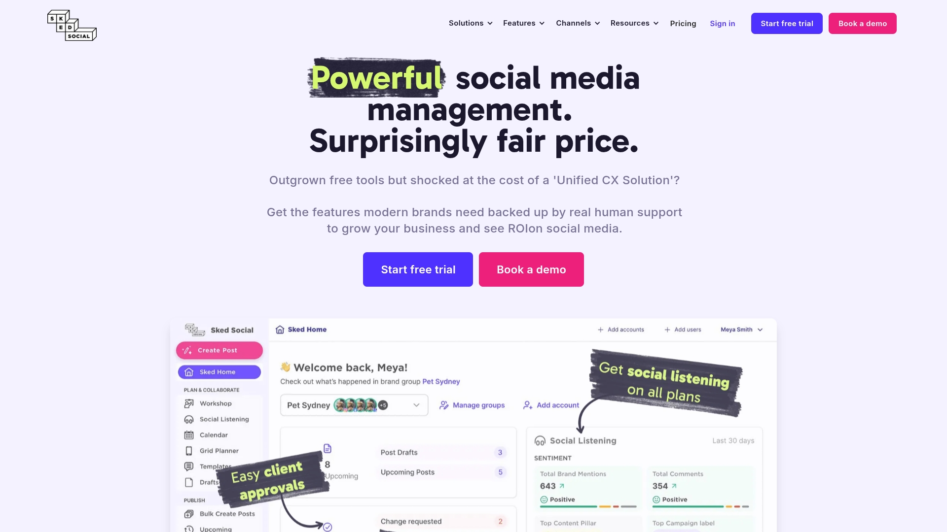 Sked Social VISUAL GRID PLANNER