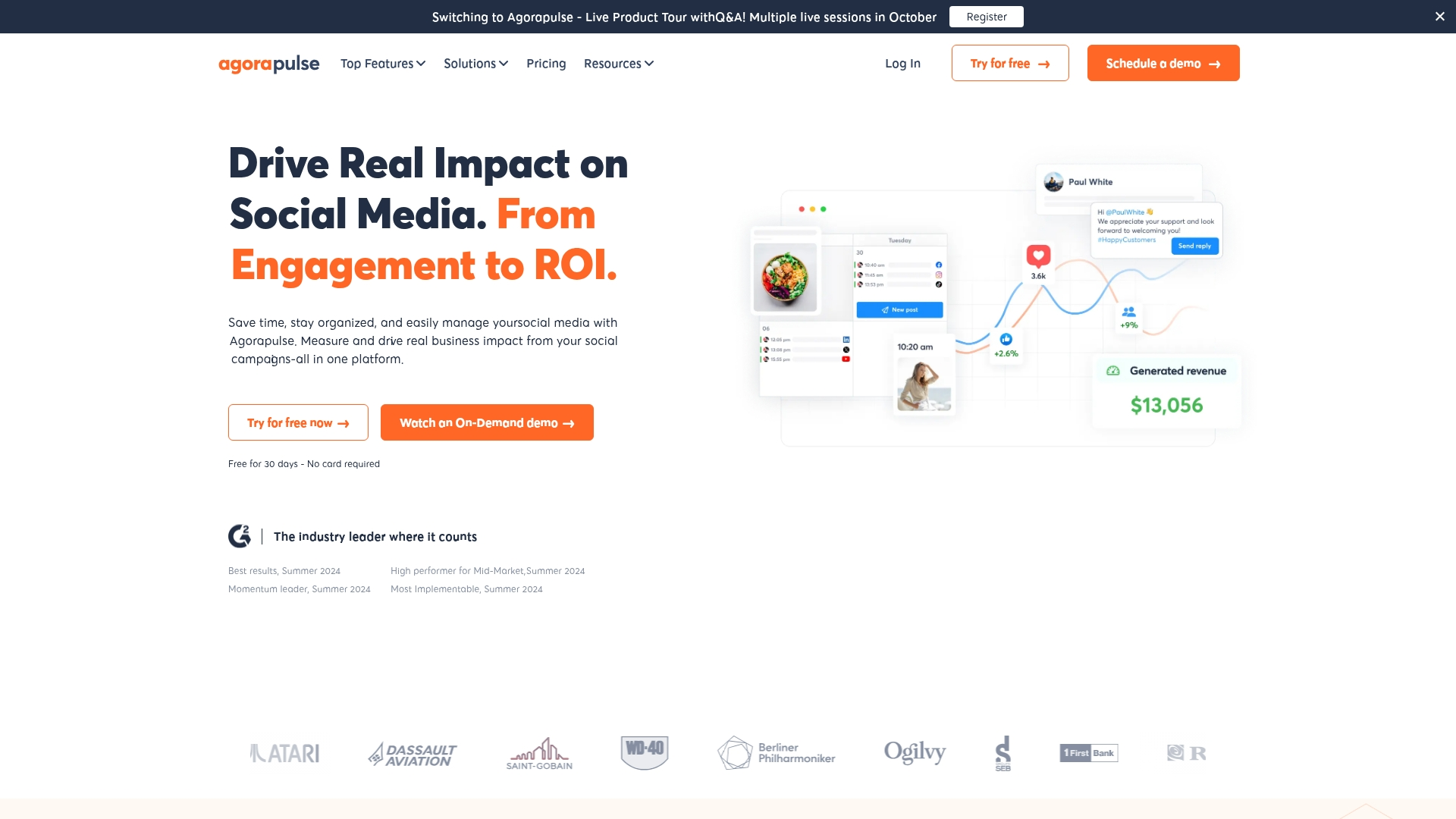 Agorapulse unified social inbox