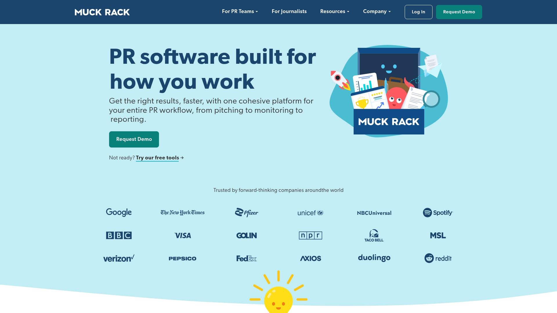 Muck Rack Journalist database interface