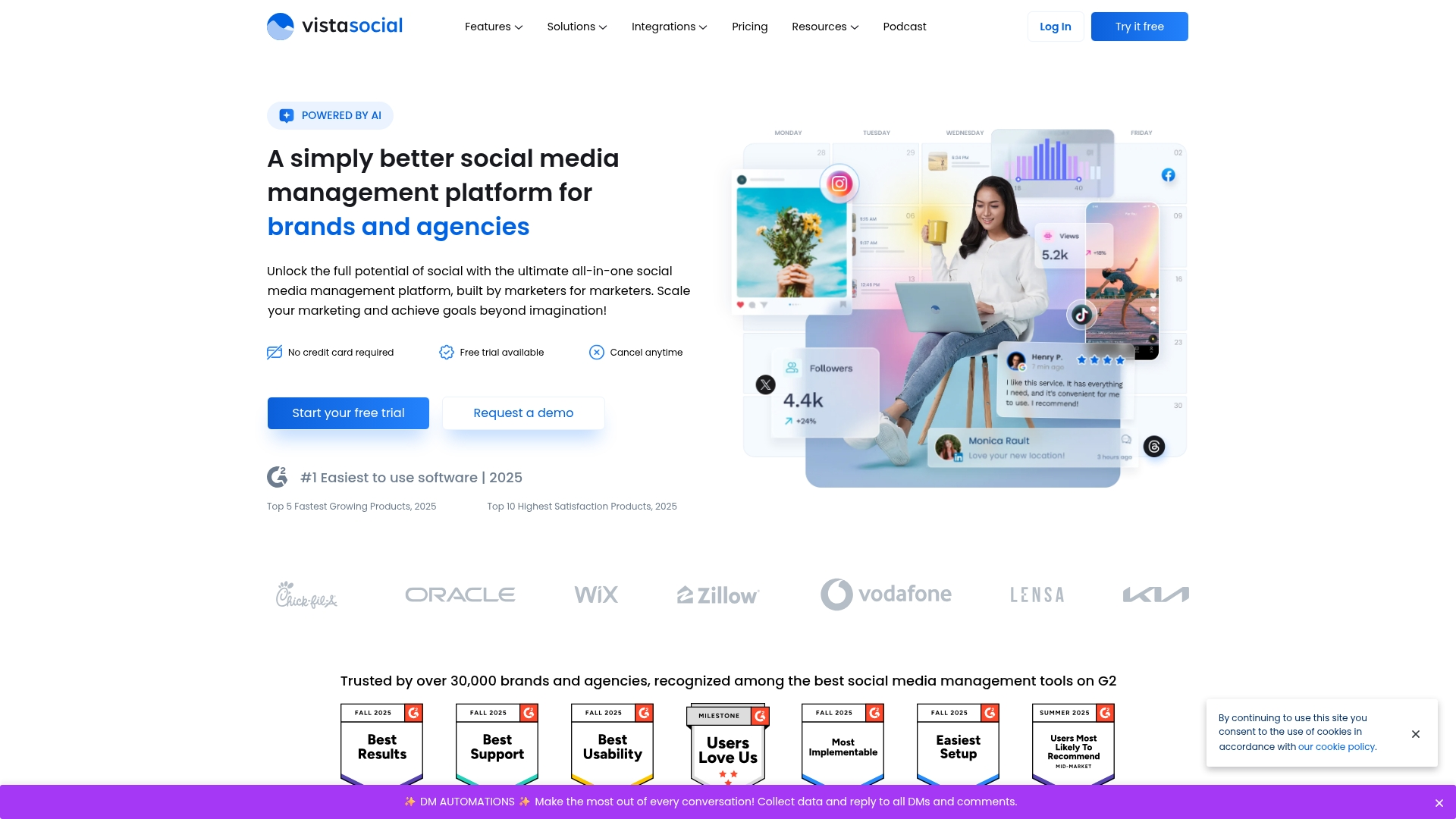 Vista Social unified inbox and scheduler