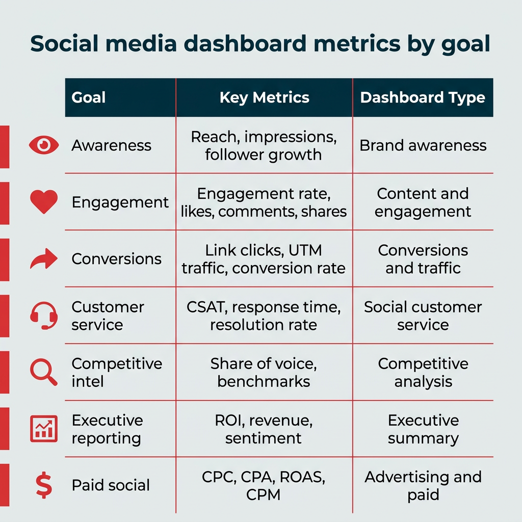 Social media dashboards: 10 templates for 2026