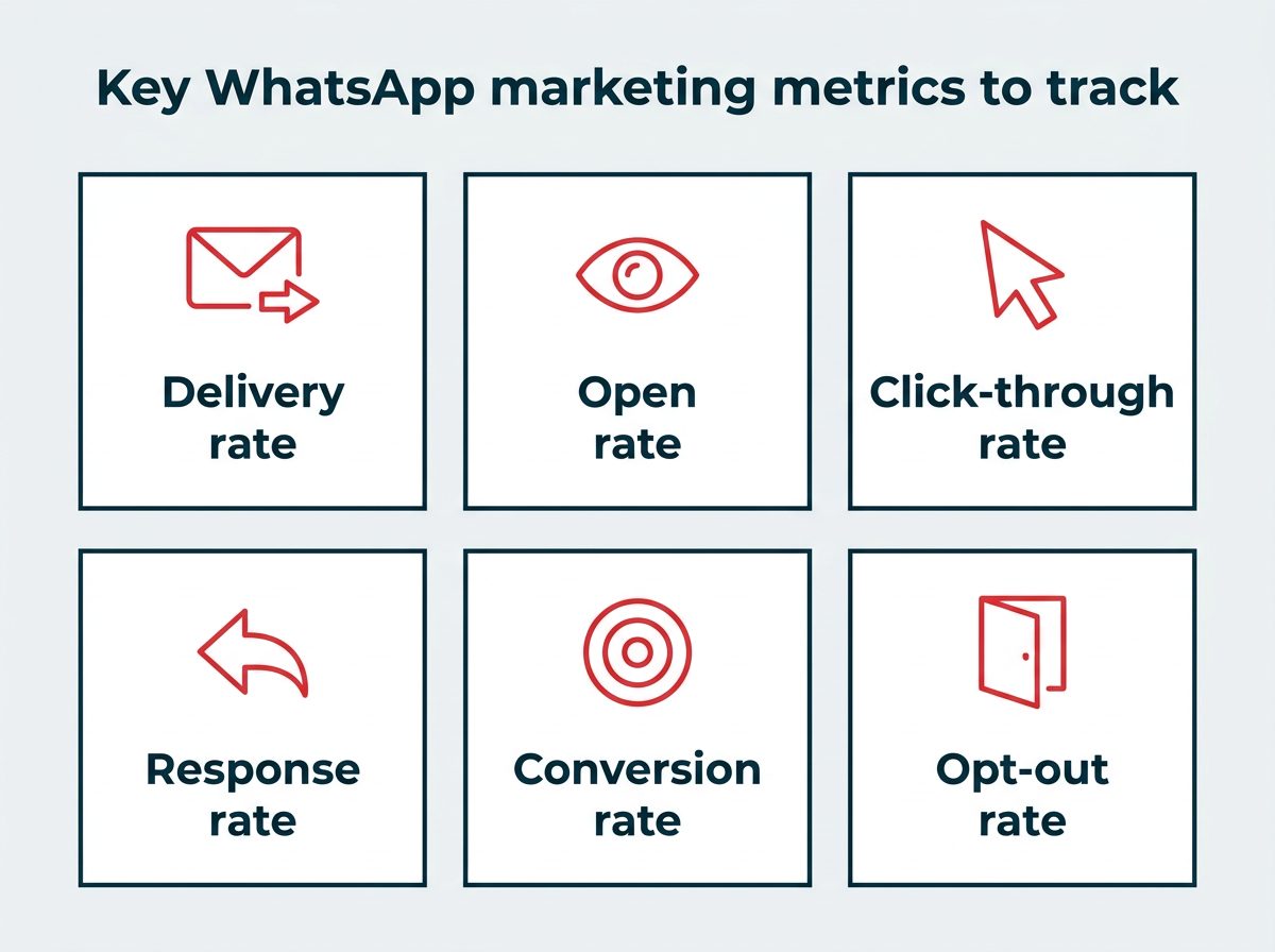 Key WhatsApp marketing metrics to track