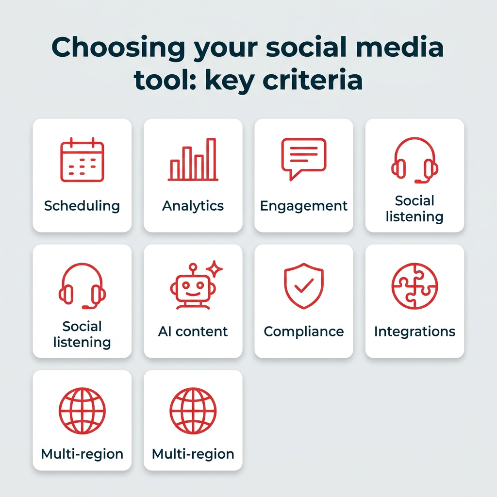 Choosing your social media tool: key criteria Choosing your social media tool: key criteria
