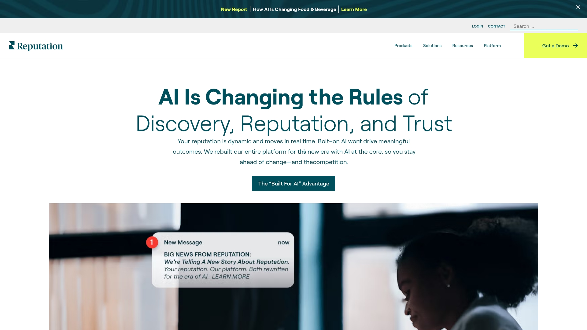 Reputation Review management dashboard