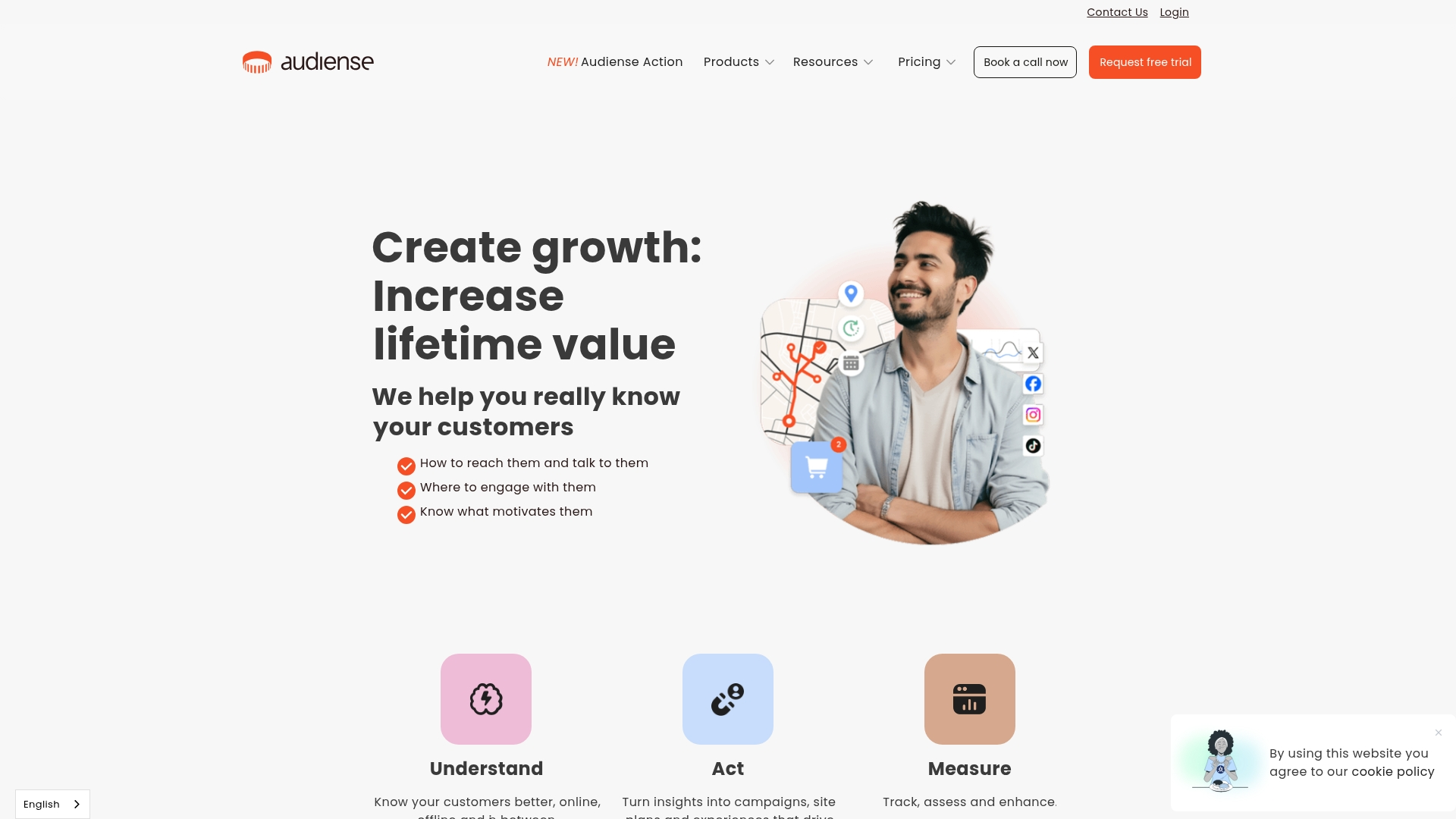 Audiense audience segmentation dashboard