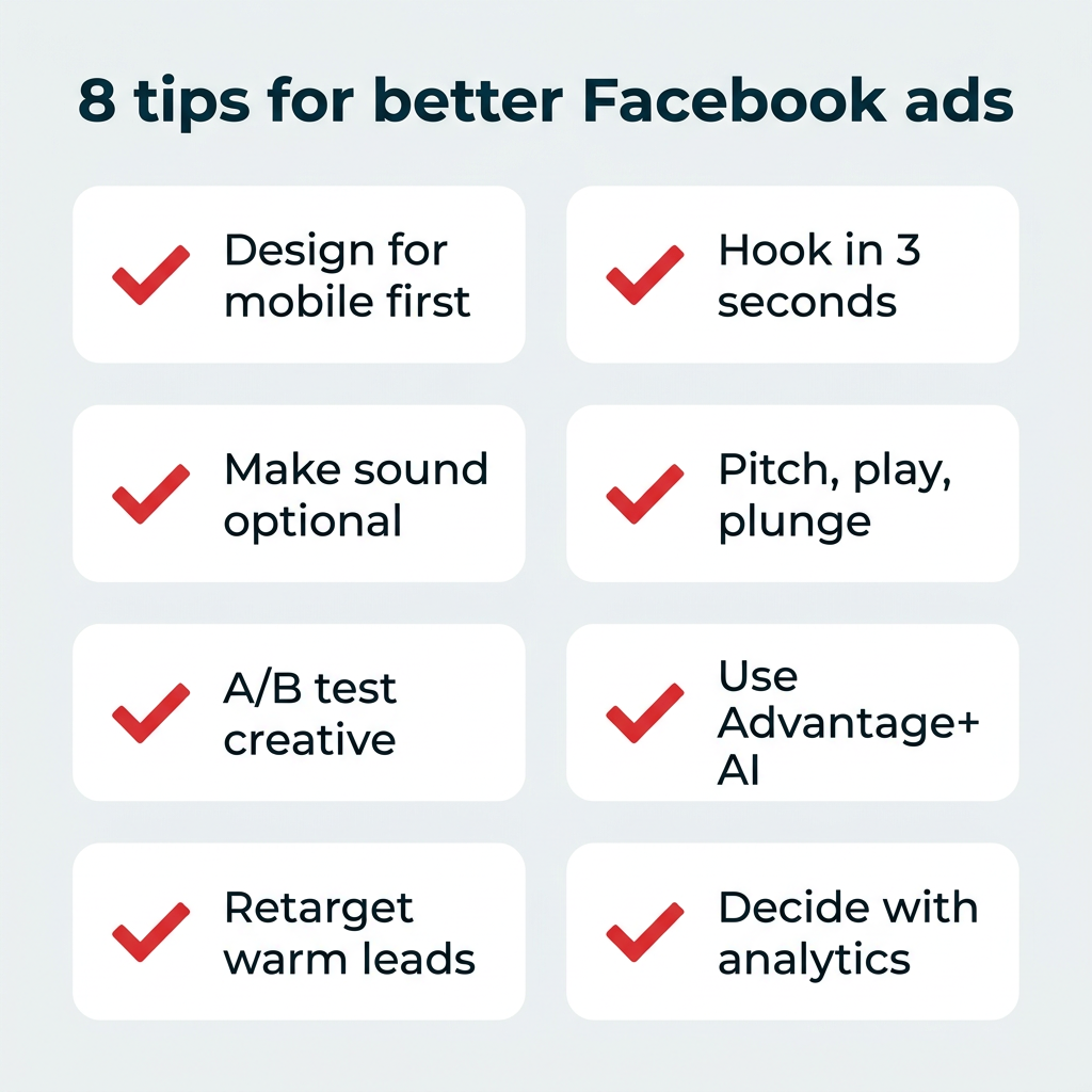 8 tips for better Facebook ads 8 tips for better Facebook ads