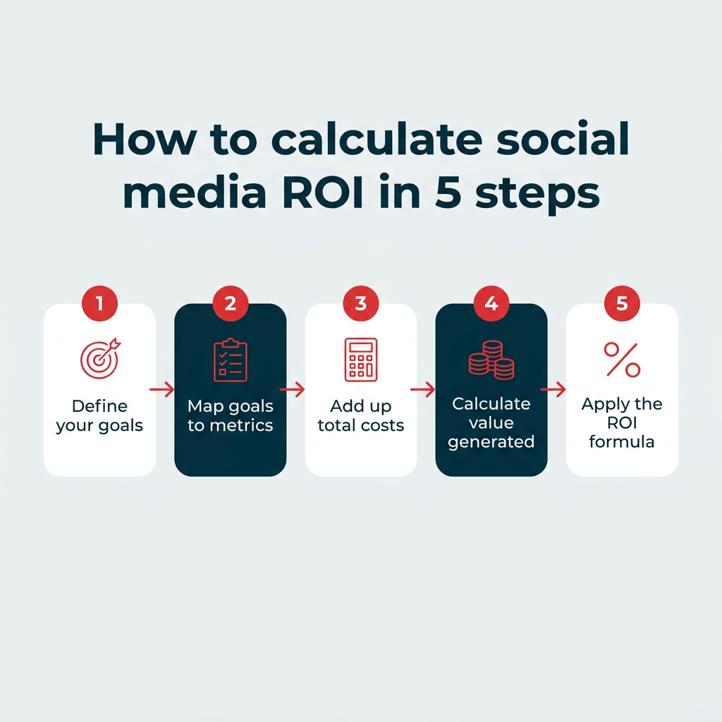How to calculate social media ROI in 5 steps