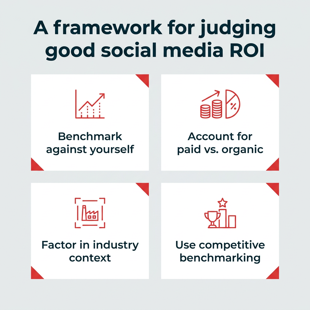 A framework for judging good social media ROI
