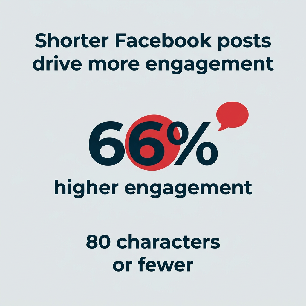 Shorter Facebook posts drive more engagement