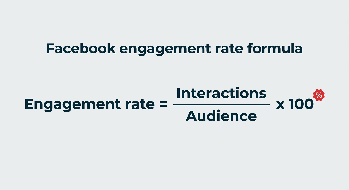 Facebook engagement rate formula