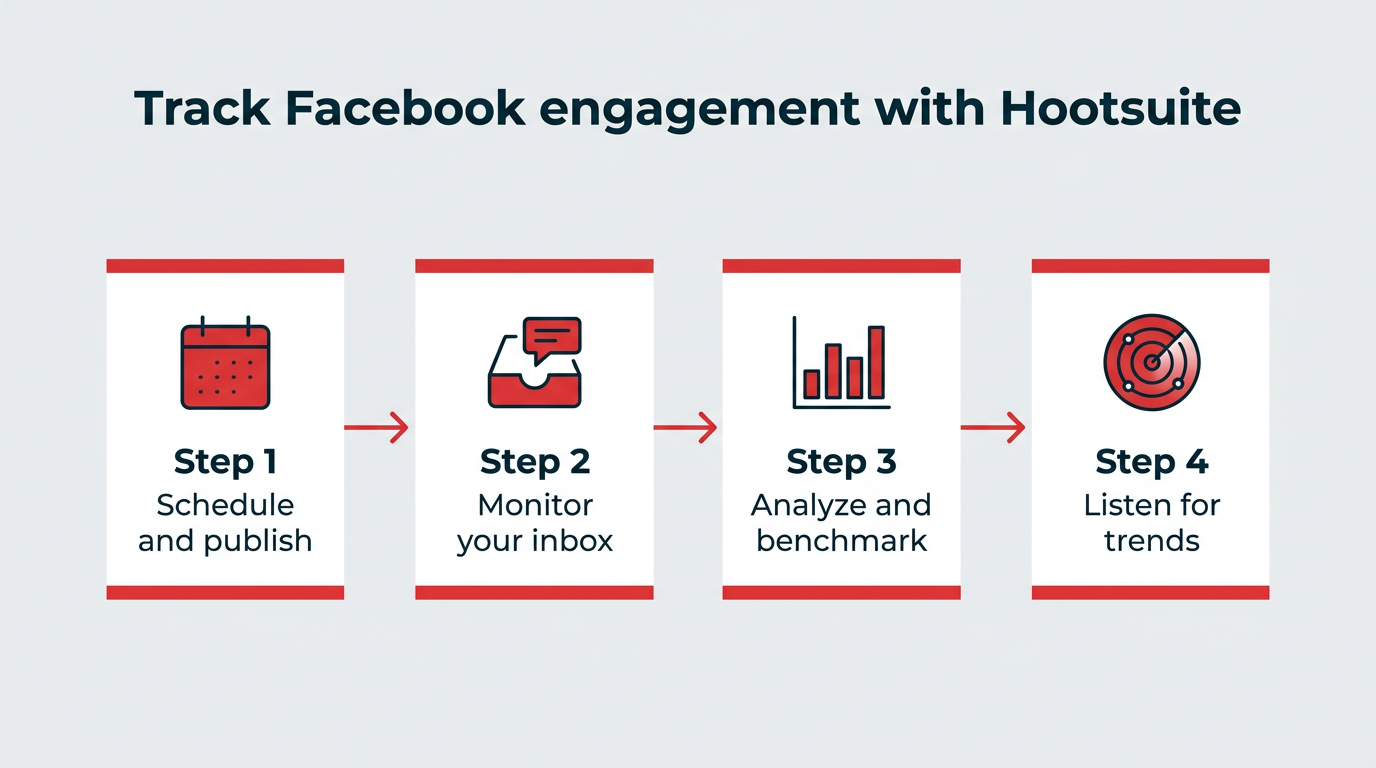 Track Facebook engagement with Hootsuite