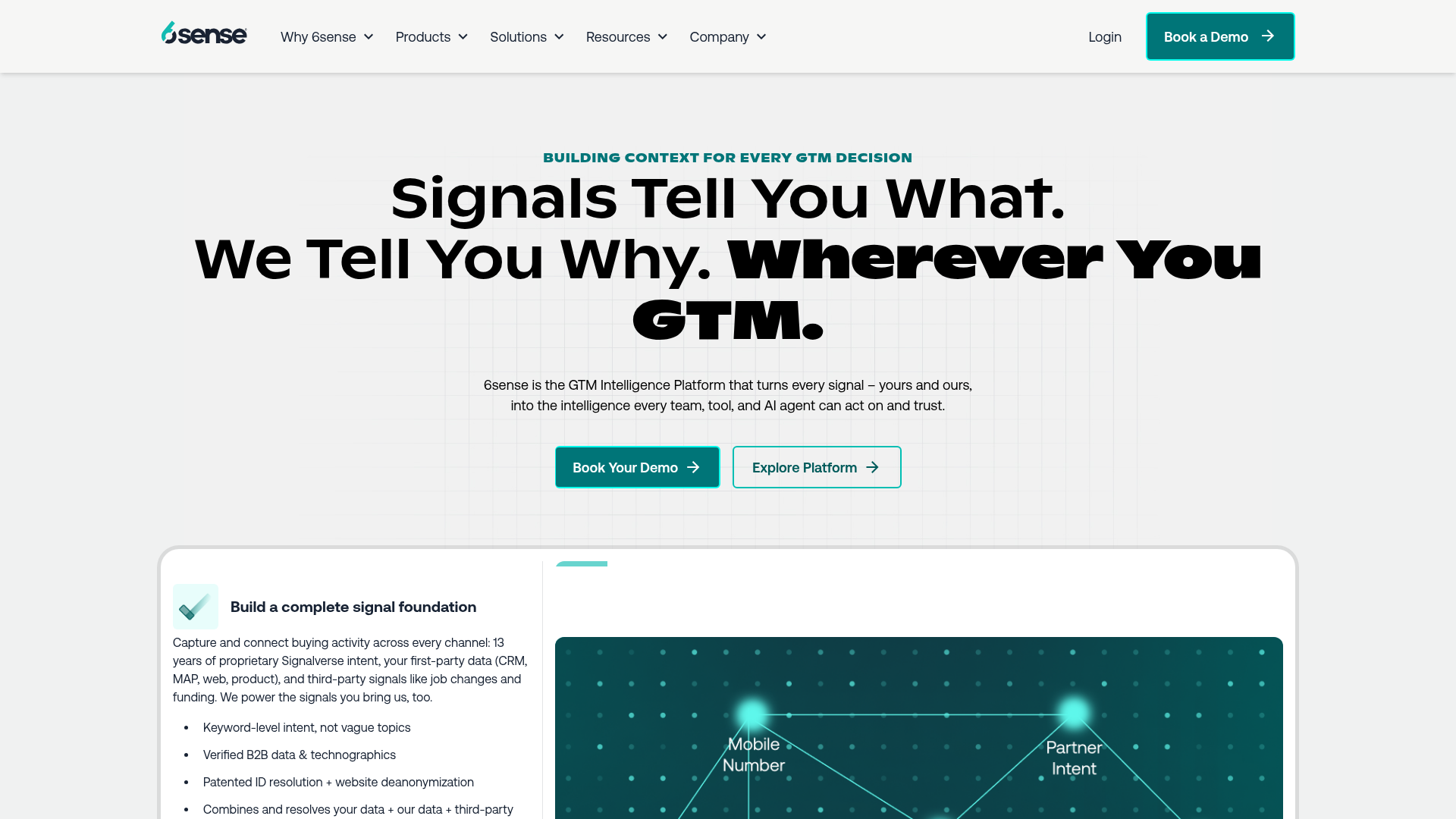 6sense homepage