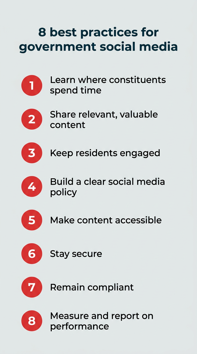 8 best practices for government social media