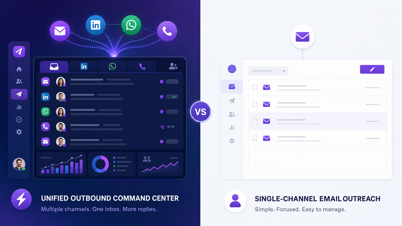lemlist vs Mailshake comparison: multichannel outbound platform versus email-first outreach tool