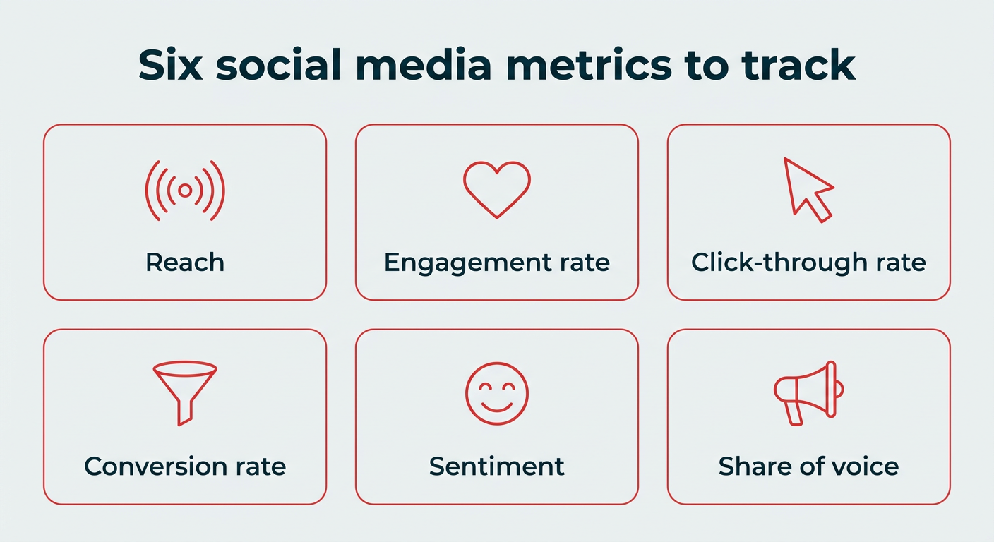 Six social media metrics to track