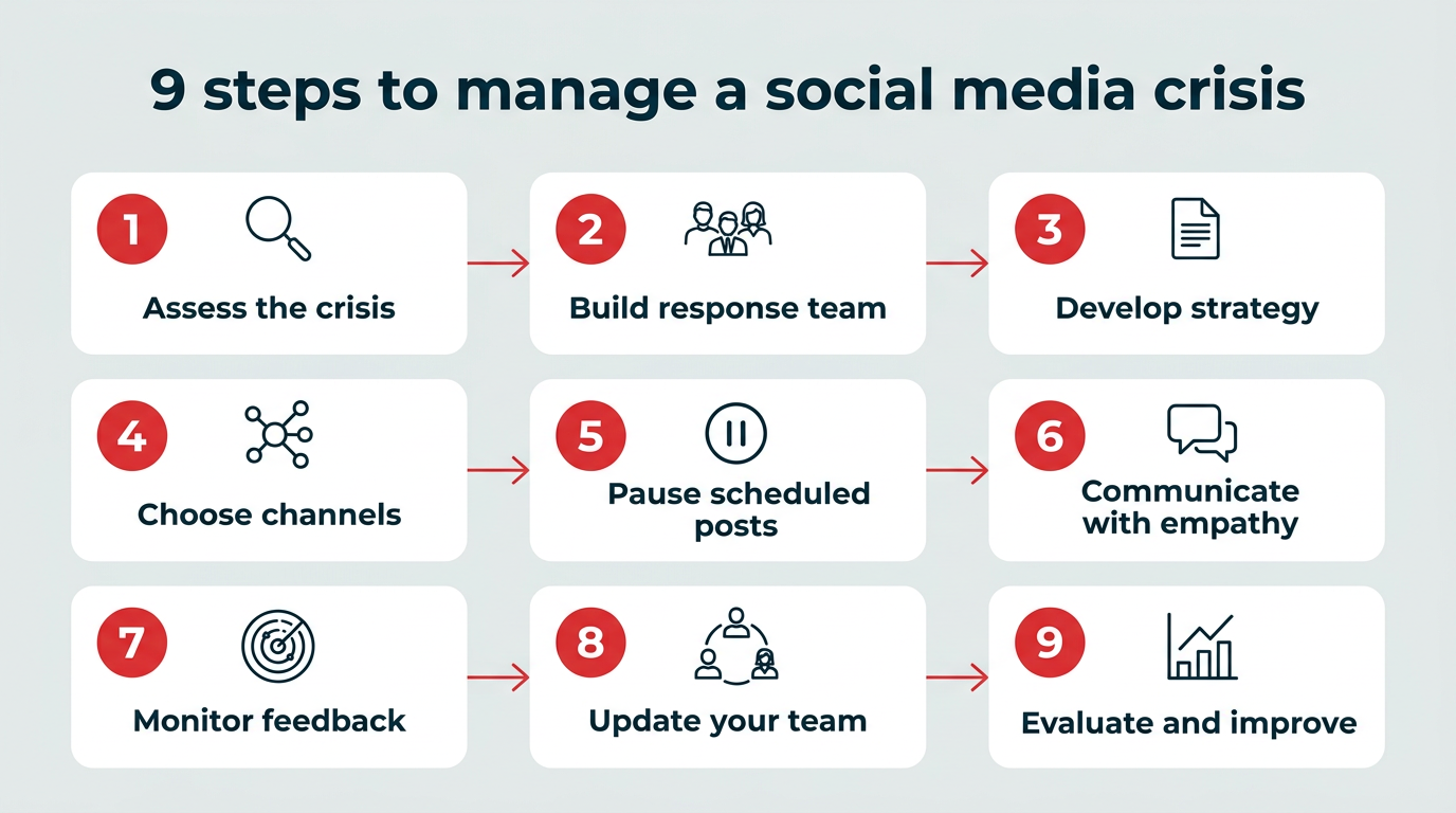 9 steps to manage a social media crisis