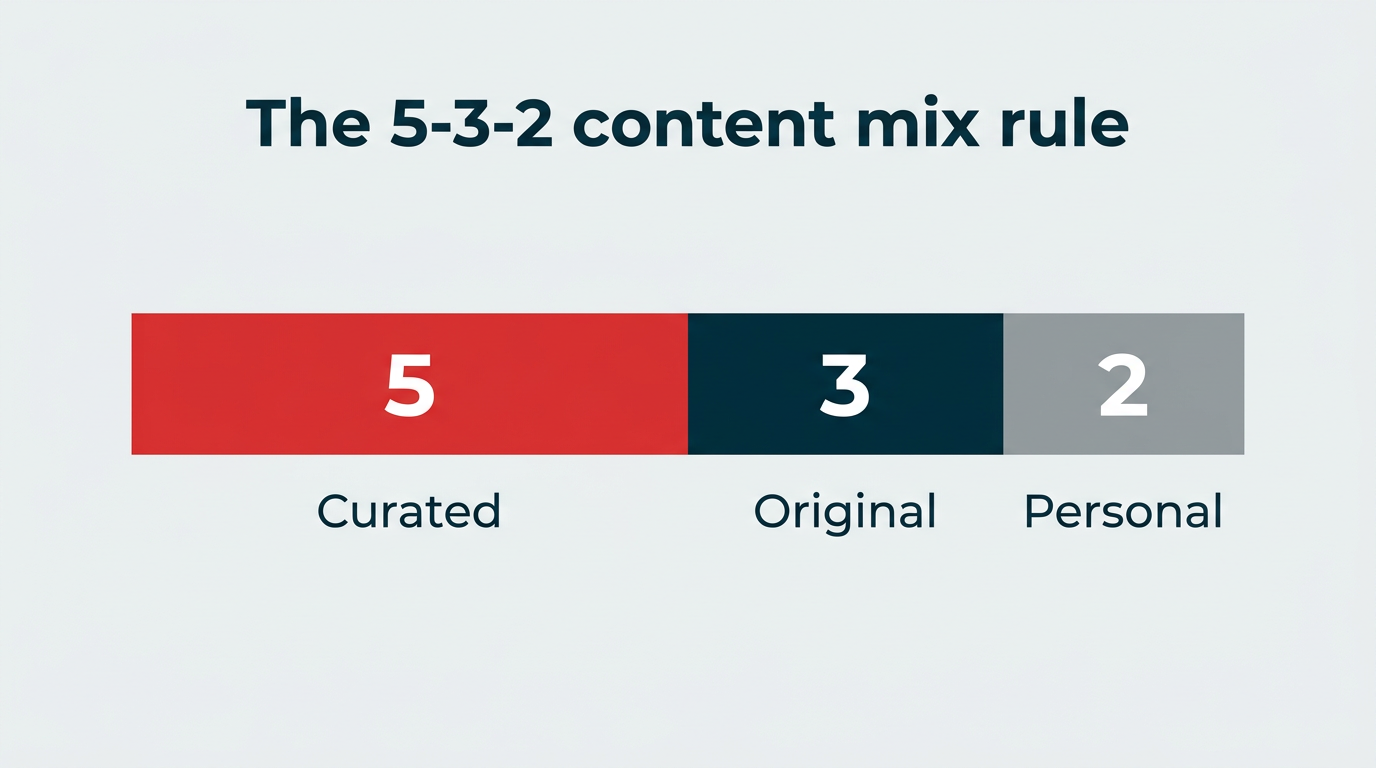 The 5-3-2 content mix rule
