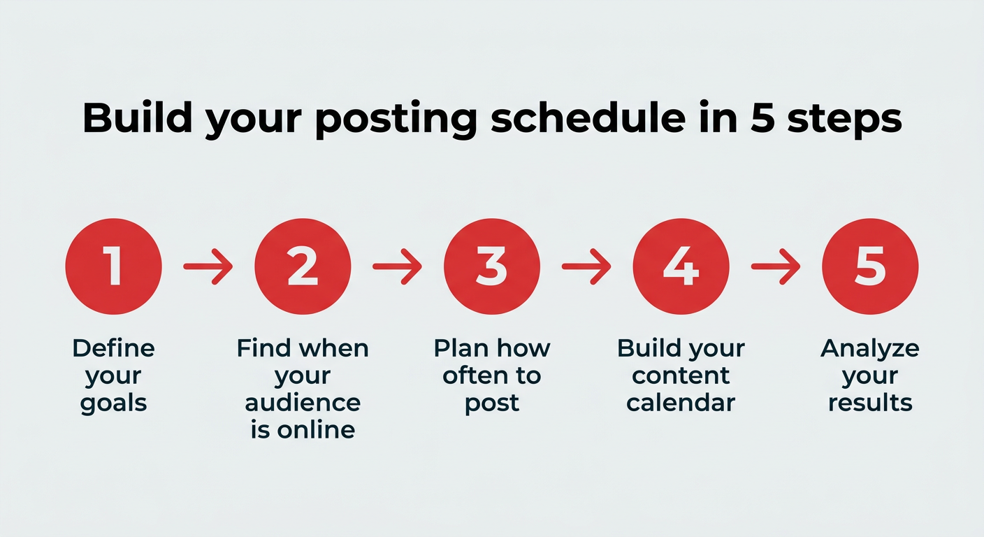 Build your posting schedule in 5 steps