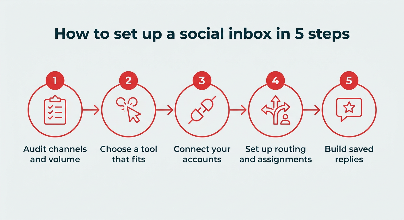 How to set up a social inbox in 5 steps