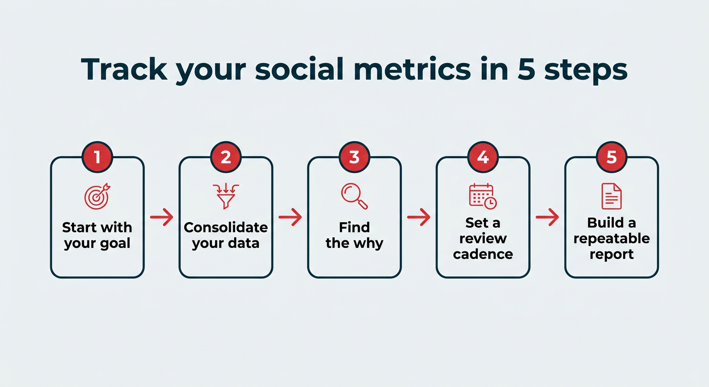 Track your social metrics in 5 steps