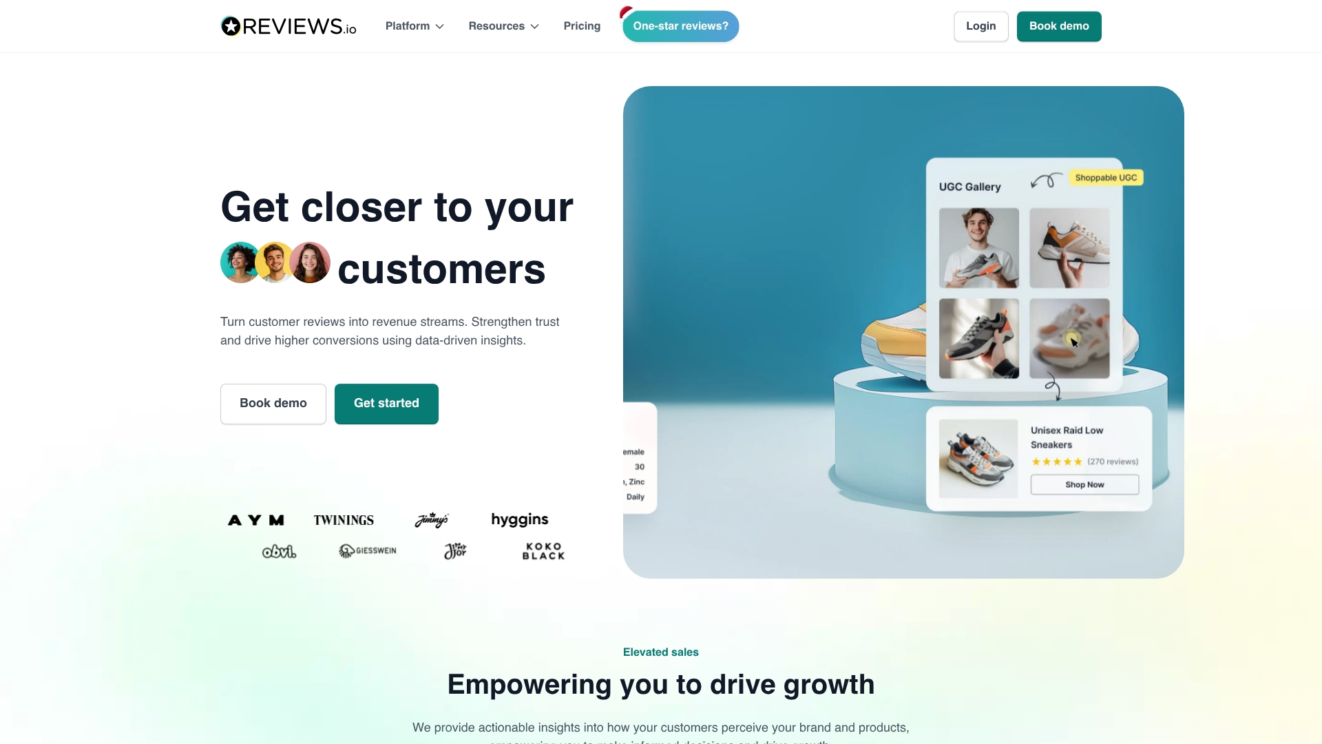REVIEWS.io Google Seller Ratings dashboard