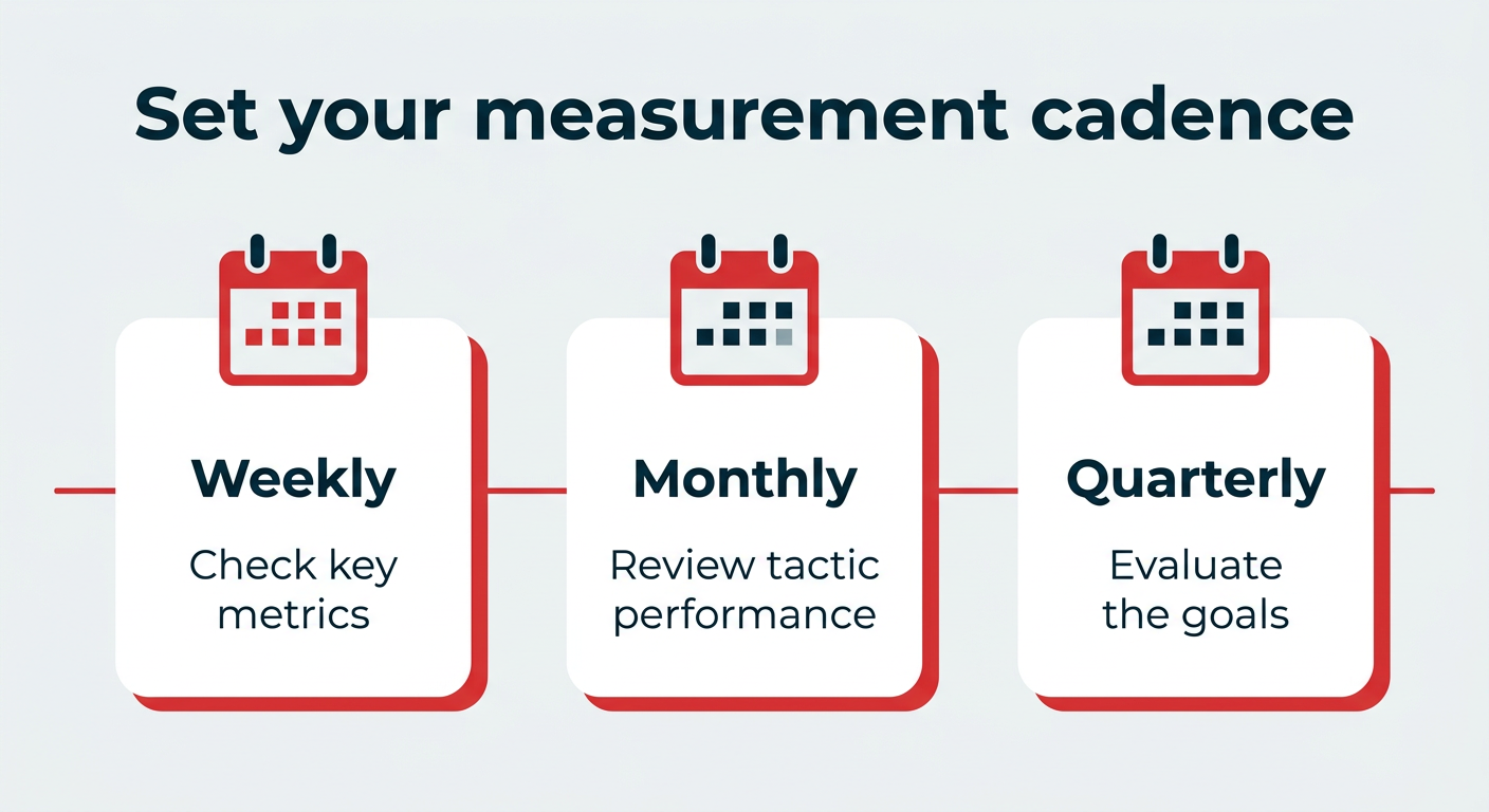 Set your measurement cadence