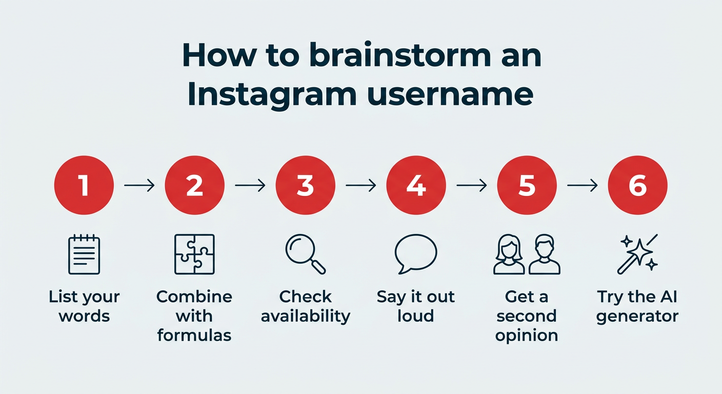 160+ Instagram username ideas for 2026 (+ AI generator)