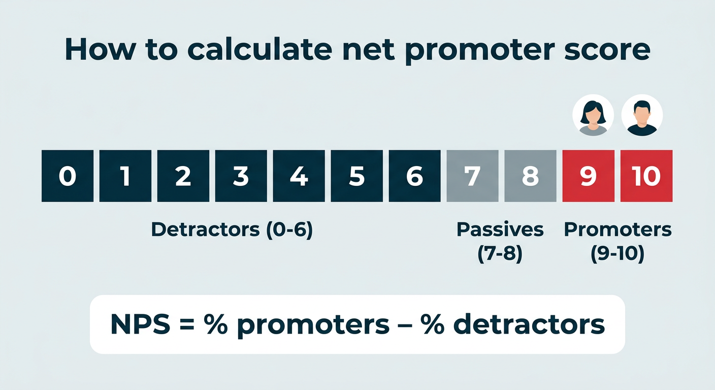 How to calculate net promoter score