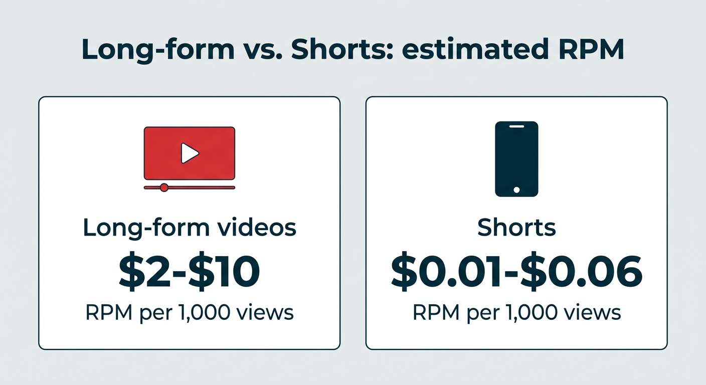 How much does YouTube pay per view in 2026?