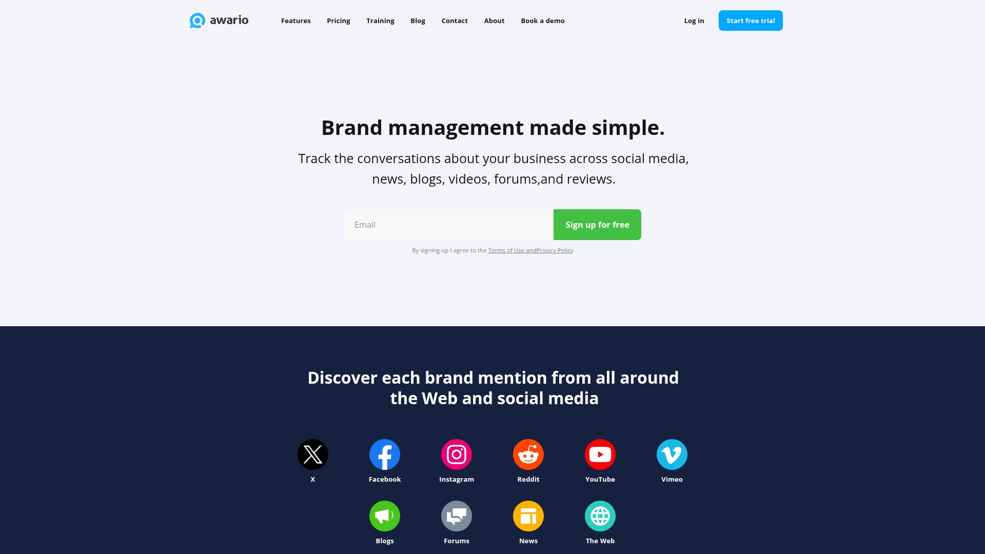 Awario Leads feature interface