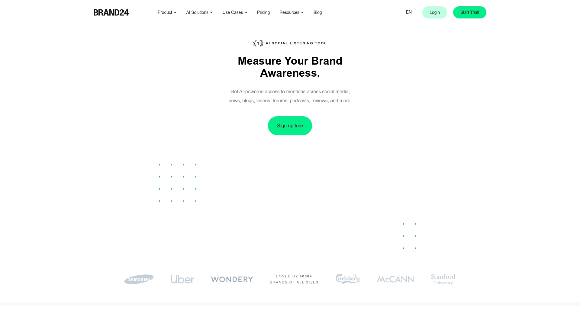 BRAND24 MENTIONS FEED SHOWING SENTIMENT ANALYSIS