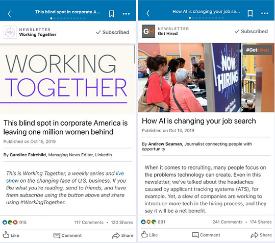 LinkedIn Newsletters are a feature available to creators who meet certain criteria