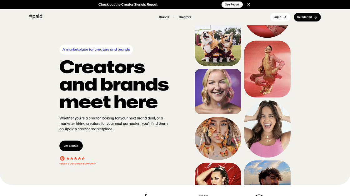 #paid creator matching and campaign dashboard