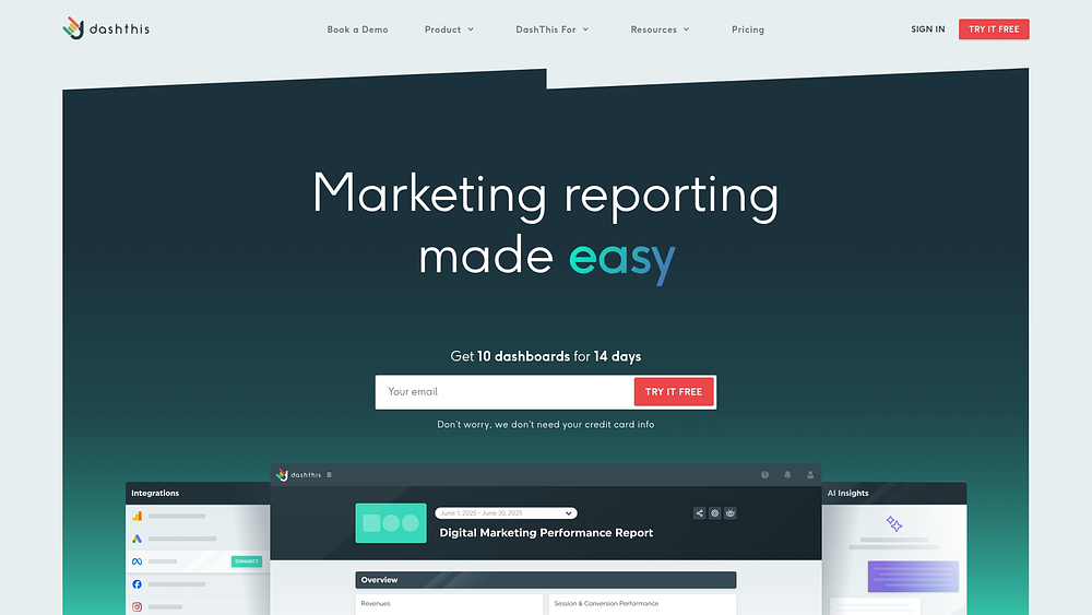 Marketing Dashboard Software For Real-Time Campaign Insights